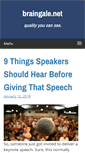 Mobile Screenshot of braingale.net